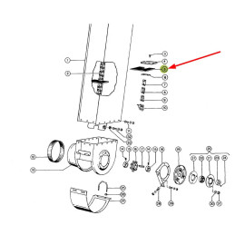 Łopatka gumowa  Dominator 605450 155x98x11mm