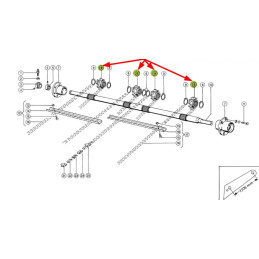 KOŁO PRZENOŚNIKA POCHYŁEGO Z-9 FI 60 650787