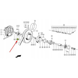 Łożysko z obudową 629220