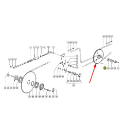 Koło zębate 58 z. 753533