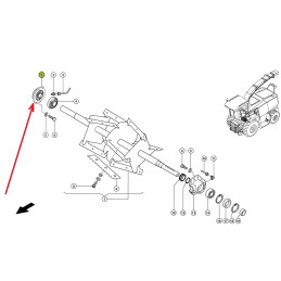 OBUDOWA ŁOŻYSKA WENTYLATORA CLAAS SER 800 ORYGINAŁ 0000677701