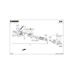 Wkładka tuleji z tworzywa claas oryginał 0006298600