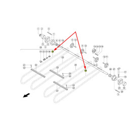ŁAŃCUCH PRZENOŚNIKA POCHYŁEGO 630567