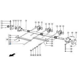 ŁAŃCUCH PRZENOŚNIKA POCHYŁEGO 630643