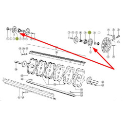 Obudowa łożyska młocarni 687307