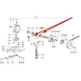 Sworzeń napędu kosy  643404.0