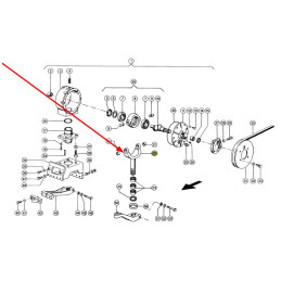 Widełki napędu targańca  637998.0