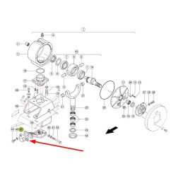 Łącznik targańca kosy 670395