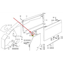 Zaczep gumowy osłony 60201