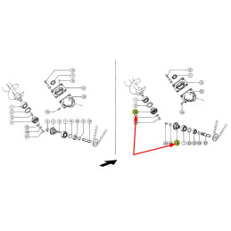 Koło zębate koronowe 16 zębów claas oryginał 000639590.0