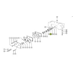 Koło stożkowe Z-17 napędów rotorów zrywaczy claas oryginał 0005231151