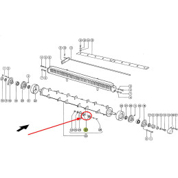Tulejka  sieczkarni zewnętrzna  060016