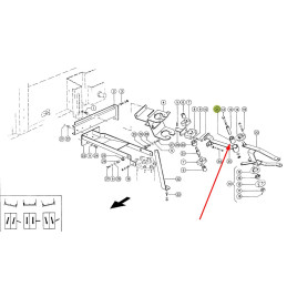 Tuleja metalowo-gumowa  647467