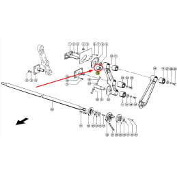 Tuleja metalowo gumowa  751252