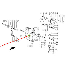 Tuleja metalowo-gumowa  647468
