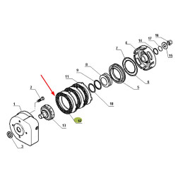 TARCZKA CIERNA RENAULT 770002196 7700037434