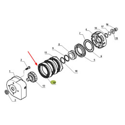 TARCZKA CIERNA RENAULT CLAAS ORYGINAŁ 770002196 7700037434