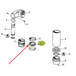 Zestaw pierścieni uszczelniających RENAULT 7700008892