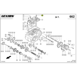 Włącznik suwakowy czerwony 0000118251 CLAAS