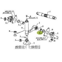 Uszczelniacz miernika impulsów 60x99,4x15mm 7700004555