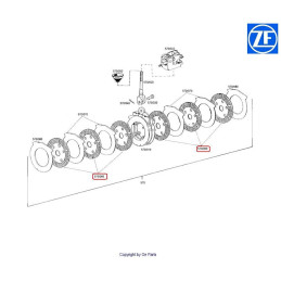 Tarcza hamulcowa  ZF  223mm