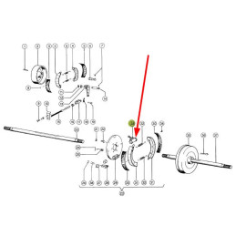 Cylinderek hamulca koła 655339