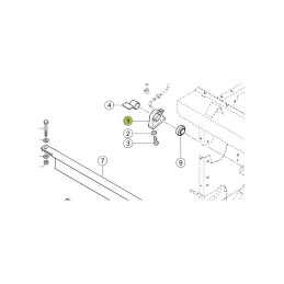 OBUDOWA ŁOŻYSKA WALCA GŁADKIEGO ZAMIENNIK 0009844900