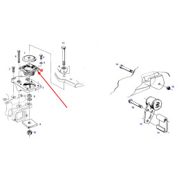 Poduszka kabiny fendt 275500200140
