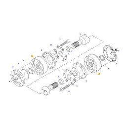 Przegub wału napędowego Fendt E816301080019