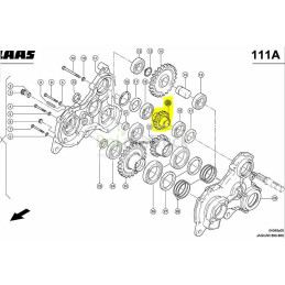Koło zębate z13 ZAMIENNIK 009331371