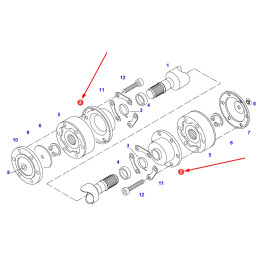 Pokrywa przegubu osi przedniej FENDT  H816301080100