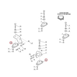 Poduszka silnika MANITOU 246414